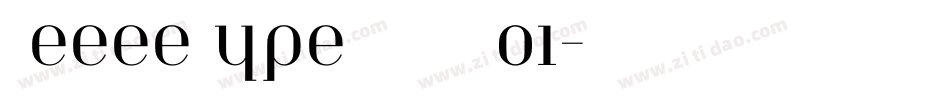 GeeeeType QKGBCS01字体转换